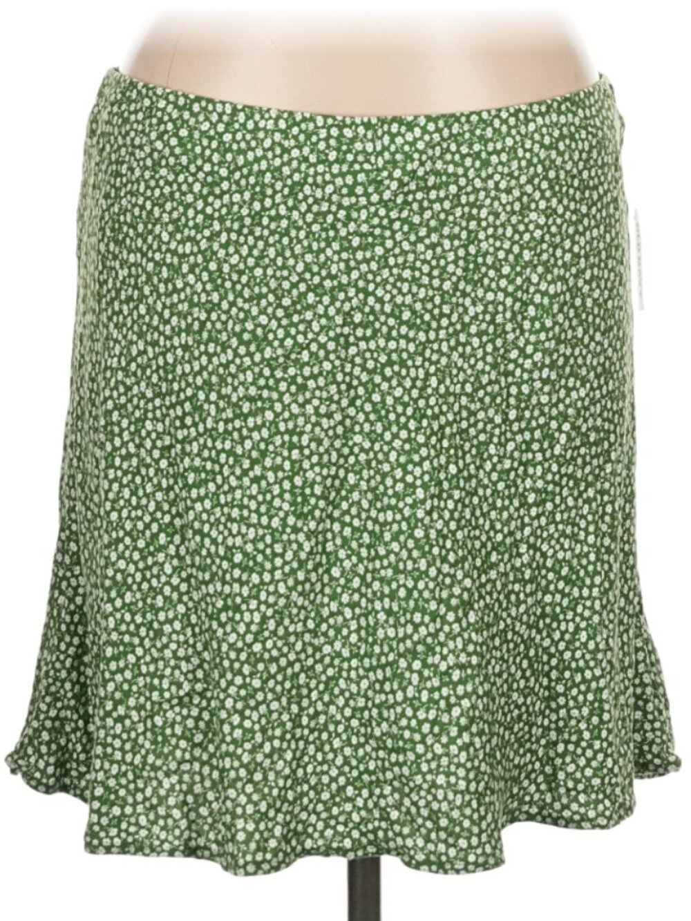 Old Navy High Waisted Green Floral Mini Skirt - XL Tall - NWT
